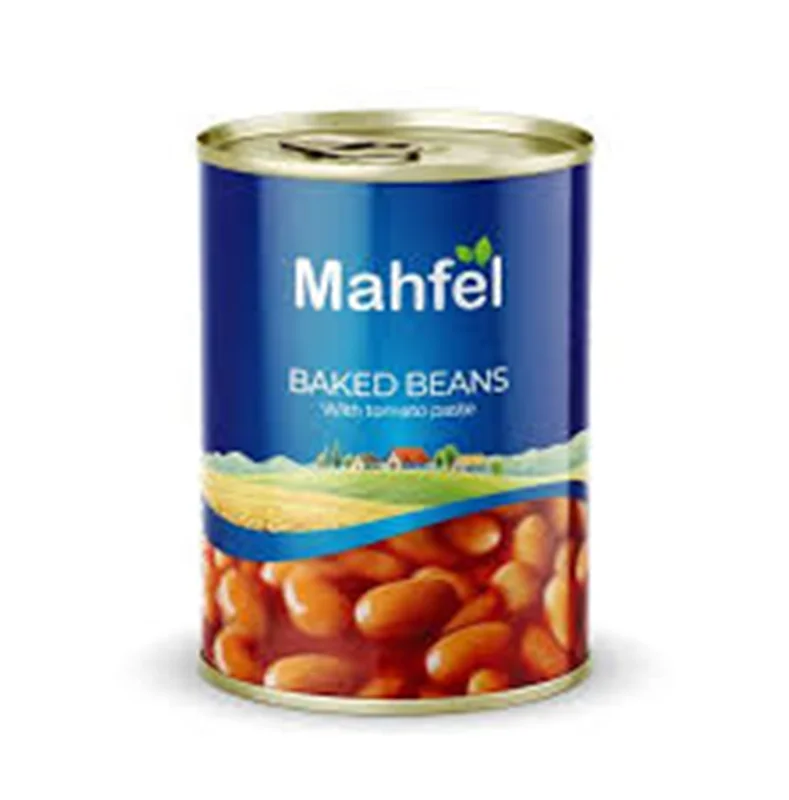 کنسرو لوبیا چیتی در سس گوجه فرنگی محفل