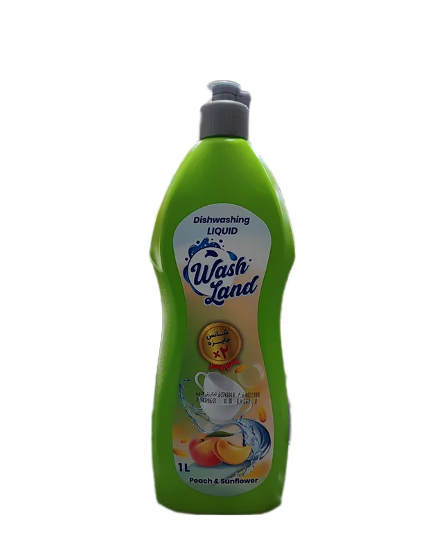 مایع ظرفشویی با رایحه هلو و گل آفتابگردان واش لند