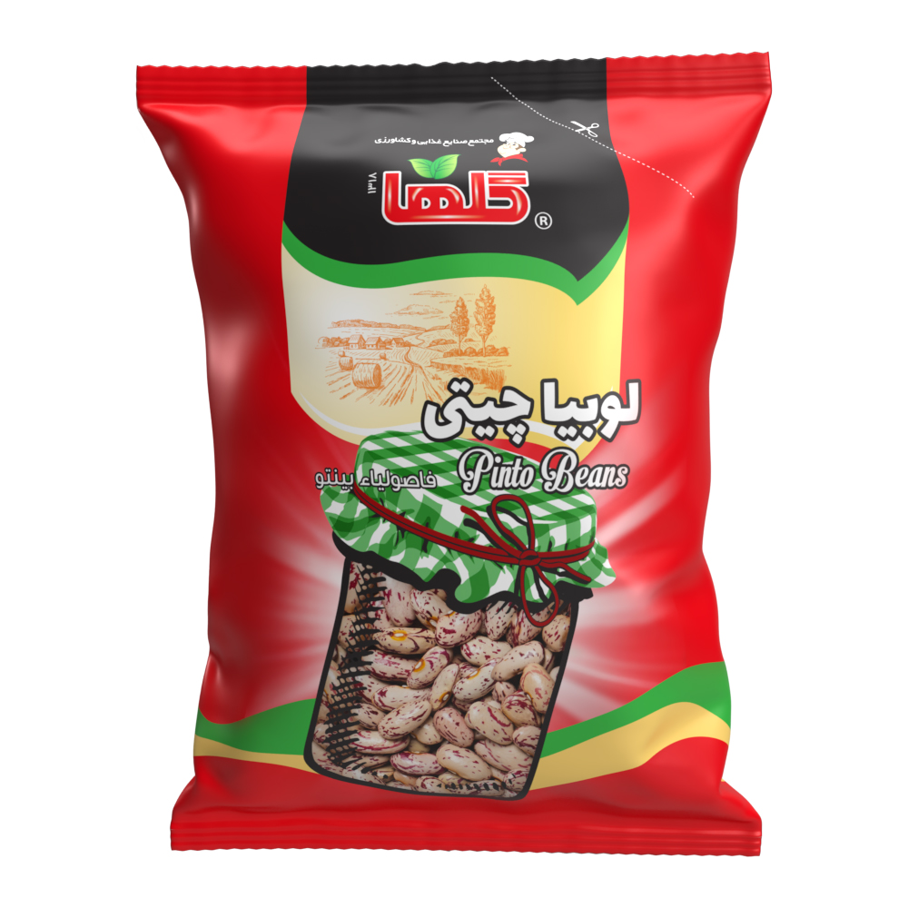 لوبیا چیتی 400گرمی گلها