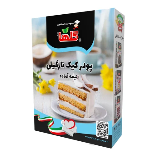 پودر کیک نارگیلی 450 گرم – جعبه ایی