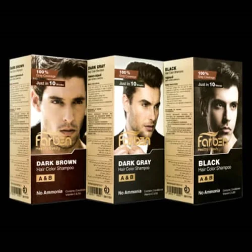 شامپو رنگ مردانه فاربن