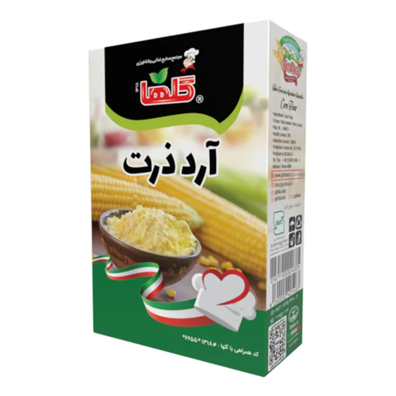 آرد ذرت  گلها 200 گرمی جعبه