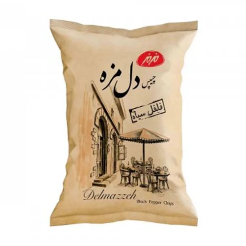 چیپس فلفلسیاه مزمز ۹۰گرم