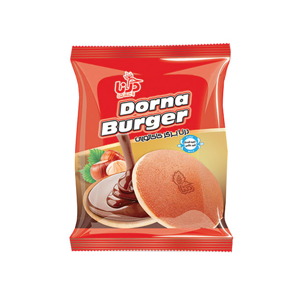 کیک درنا برگر کاکائویی