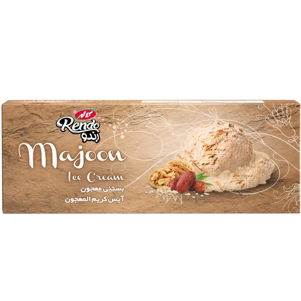 بستنی رندو پاکتی معجون