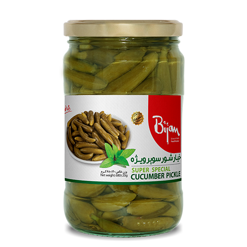 خیار شور سوپر ویژه بیژن 660گرمی