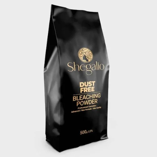 پودر دکلره ۵۰۰ گرمی شیگالیو آبی و سفید روشن کنندگی بالا بدون غبار