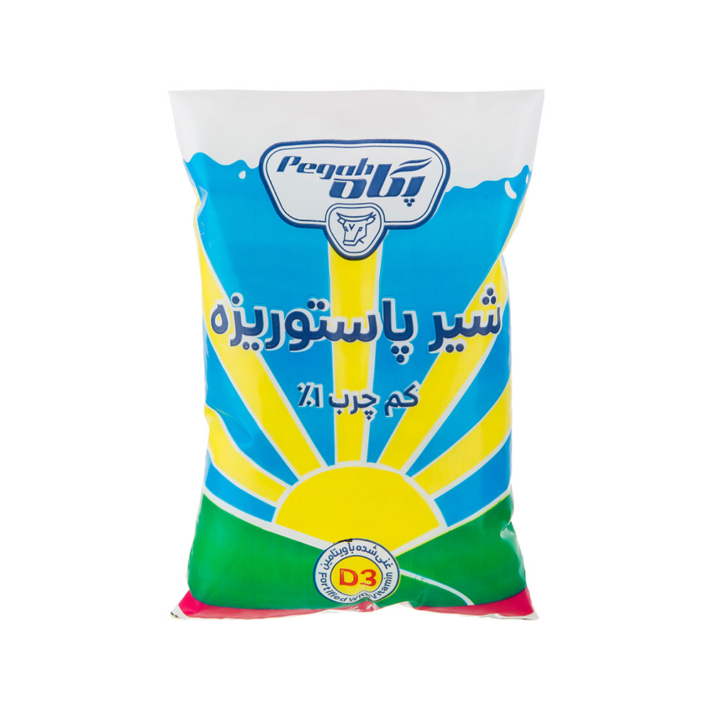 شیر نایلونی پگاه کم چرب 800گرمی