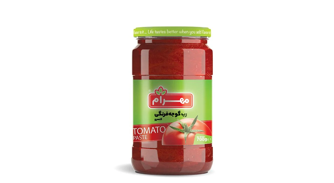 رب گوجه فرنگی مهرام ۷۰۰گرم شیشه