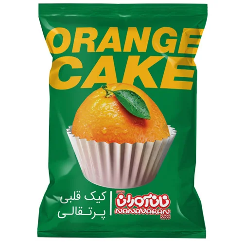 کیک قلبی پرتقالی نان آوران