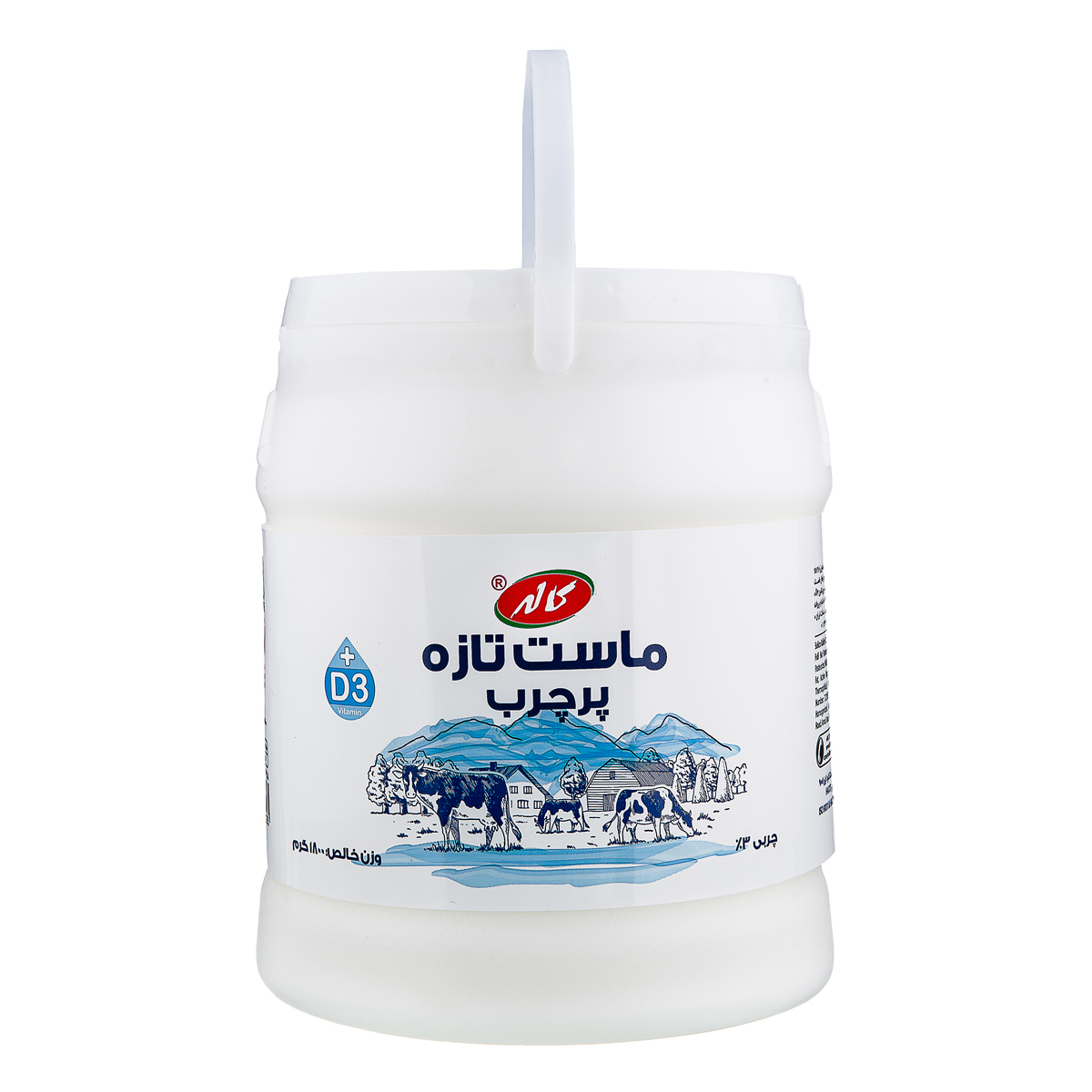 ماست دبه پرچرب دبه ای کاله 1800گرمی