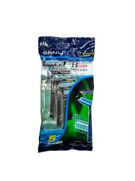 ژیلت 2 لبه صابون دار 5 عددی سانلیGT_Hsuper