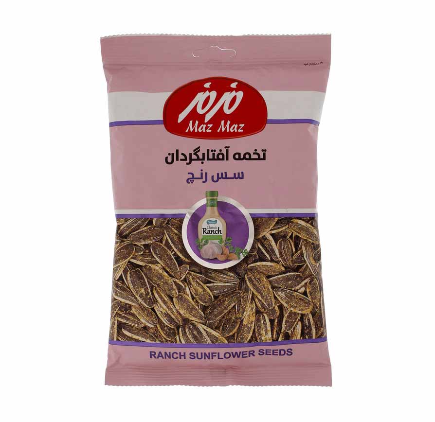 تخمه آفتابگردان سس رنچ مزمز 105 گرم