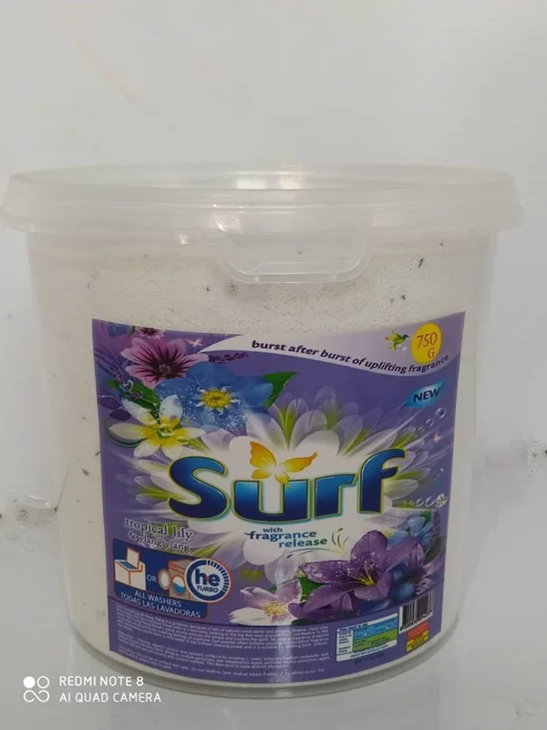 پودر ماشین لباسشویی سطلی surf