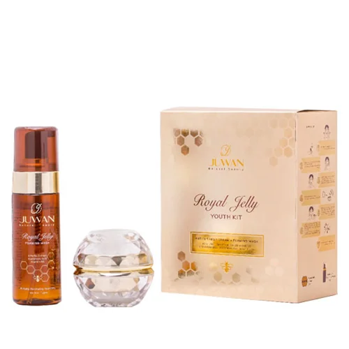 کیت فوق العاده رویال ژل موم زنبور عسل فوم شستشوی صورت +کرم لیفت صورت