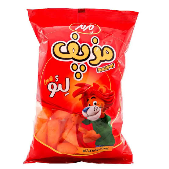 مزمز اسنک پنیری لئو200گرمی