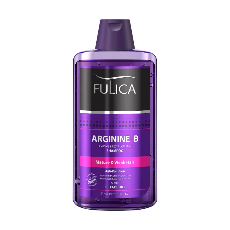 شامپو تقویت کننده مو فولیکا مدل Arginine Bمخصوص موهای خشک و آسیب دیده